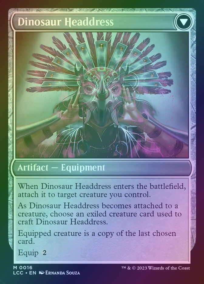 Paleontologist's Pick-Axe // Dinosaur Headdress (LCC) (16) / Foil — cara 2 de 2