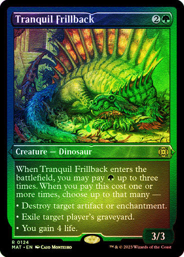 Tranquil Frillback (MAT) / Foil Etched