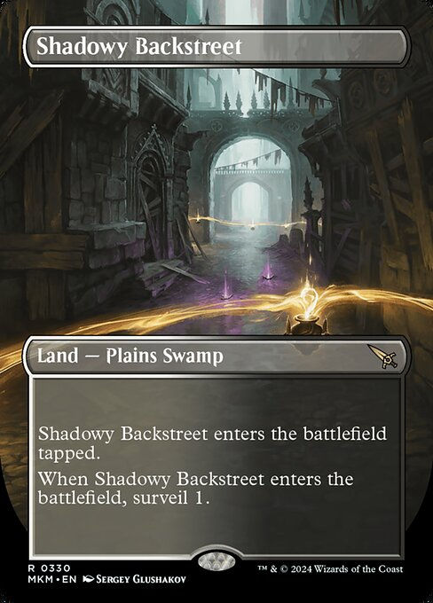 Shadowy Backstreet (mkm) (330) / Borderless