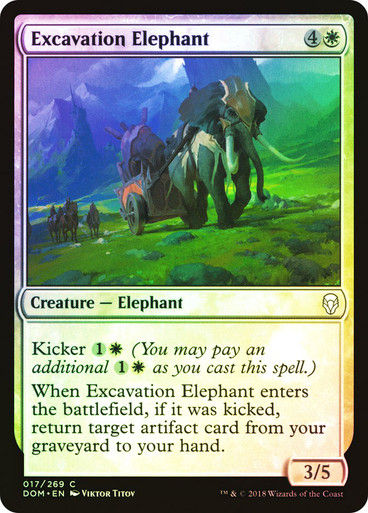 Excavation Elephant (DOM) (17) / Foil