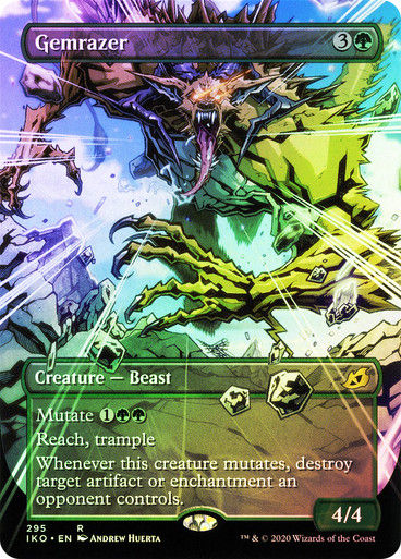 Gemrazer (IKO) (295) / Borderless / Showcase / Foil