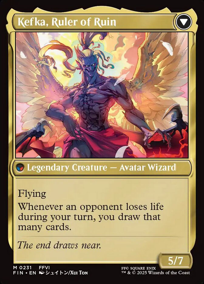 Kefka, Court Mage // Kefka, Ruler of Ruin (FIN) (231) — cara 2 de 2