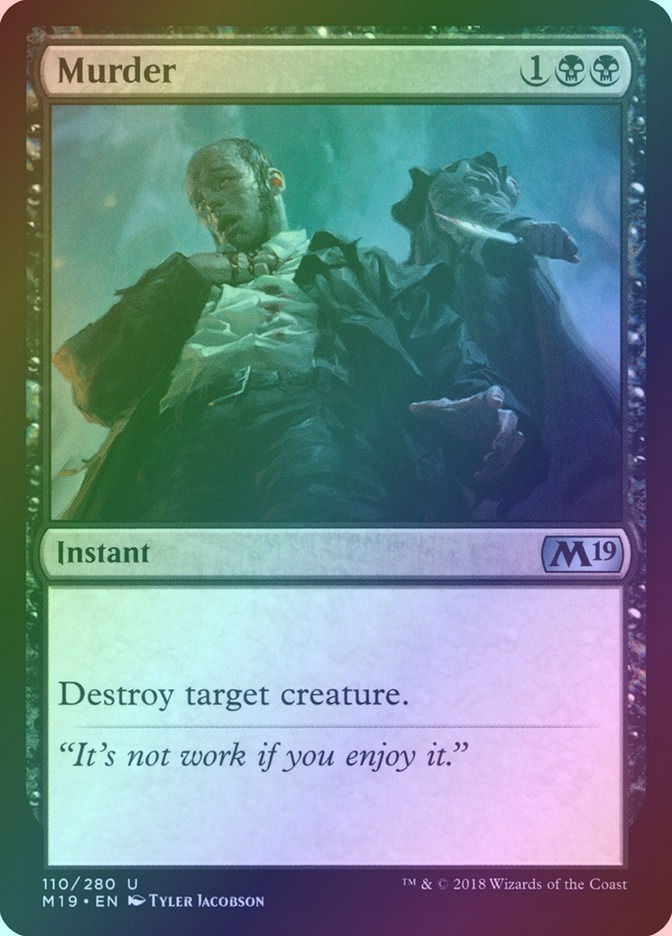 Murder (M19) (110) / Foil