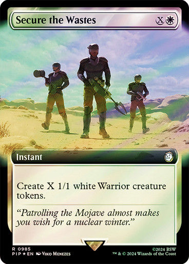 Secure the Wastes (pip) (985) / Extended Surge Foil