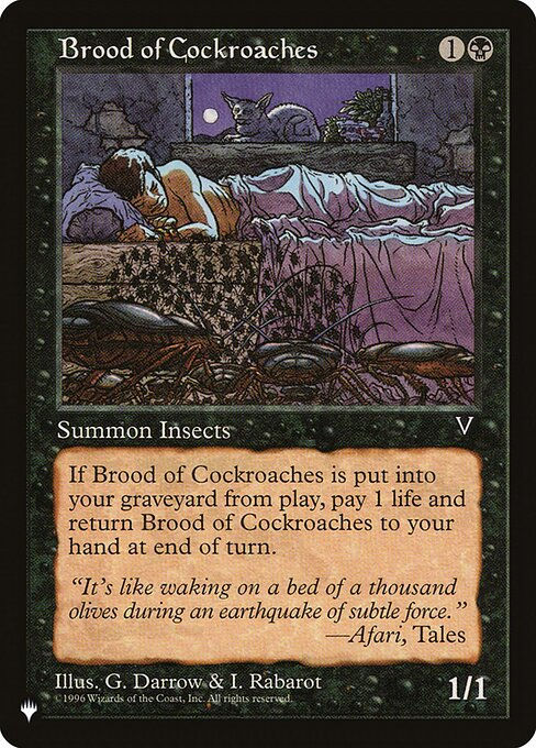Brood of Cockroaches (PLST) (VIS-53)