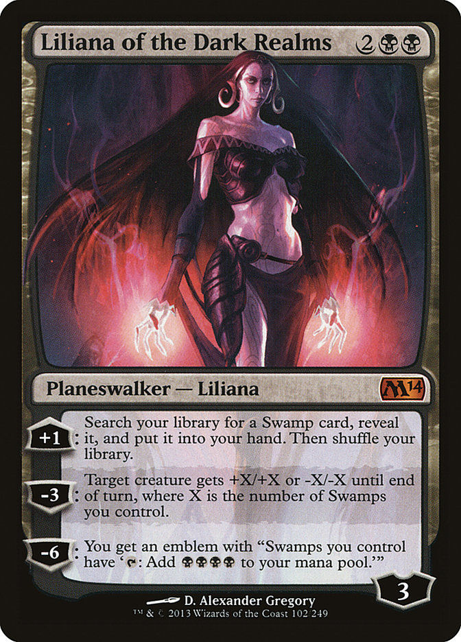 Liliana of the Dark Realms (M14) (102)