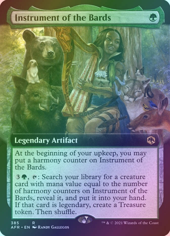 Instrument of the Bards (AFR) (385) / Extended Art / Foil