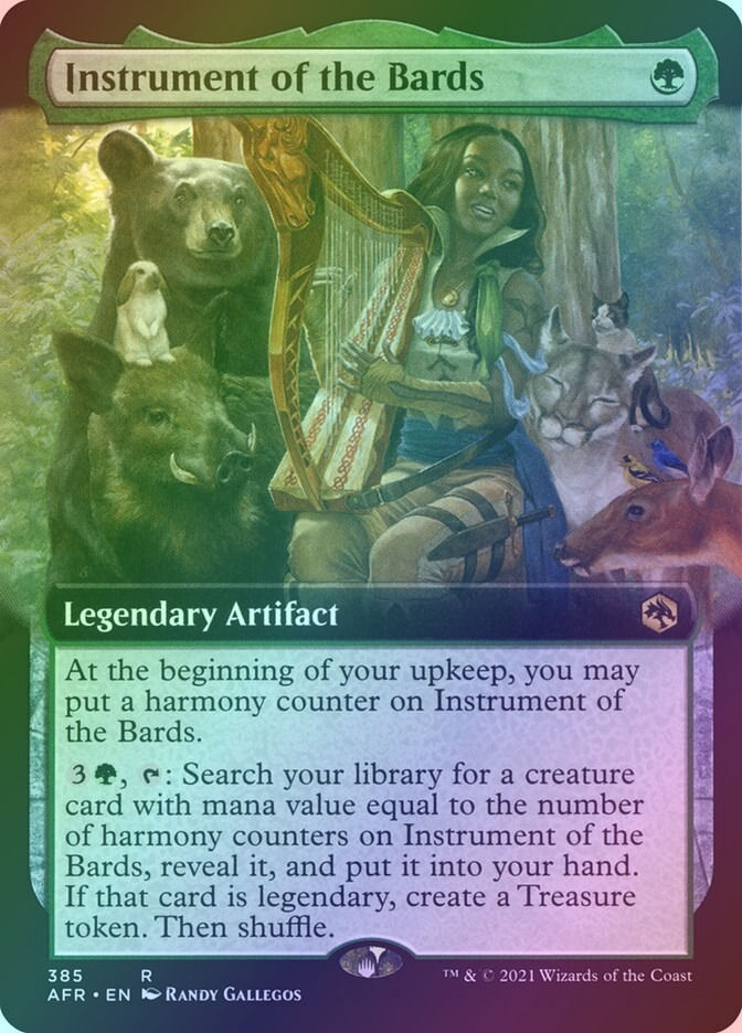 Instrument of the Bards (AFR) (385) / Extended Art / Foil