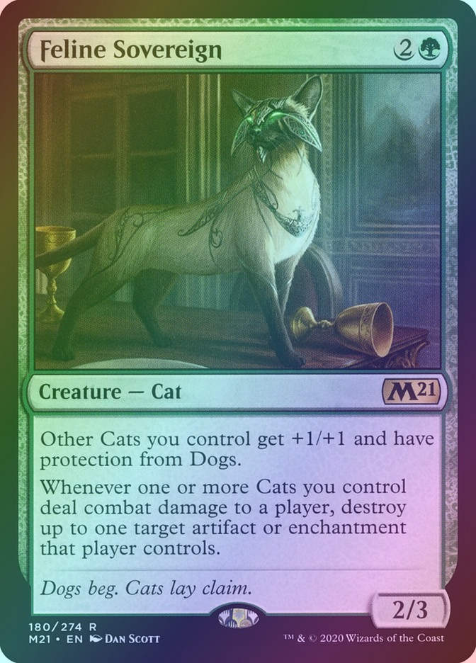 Feline Sovereign (M21) (180) / Foil