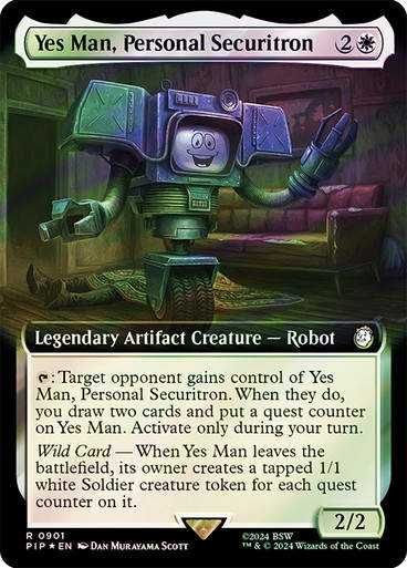 Yes Man, Personal Securitron (pip) (901) / Extended Surge Foil