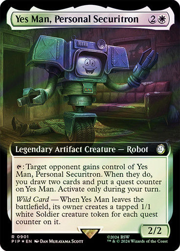 Yes Man, Personal Securitron (pip) (901) / Extended Surge Foil