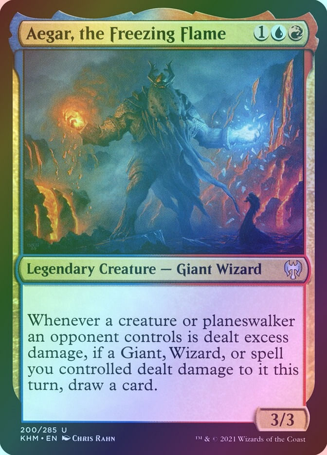 Aegar, the Freezing Flame (KHM) (200) / Foil