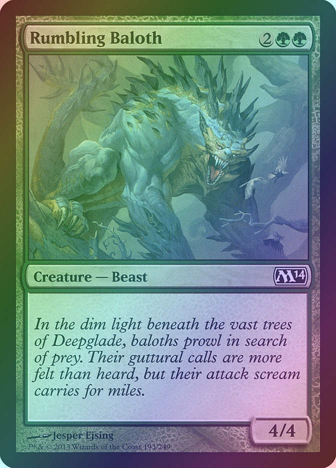 Rumbling Baloth (M14) (193) / Foil