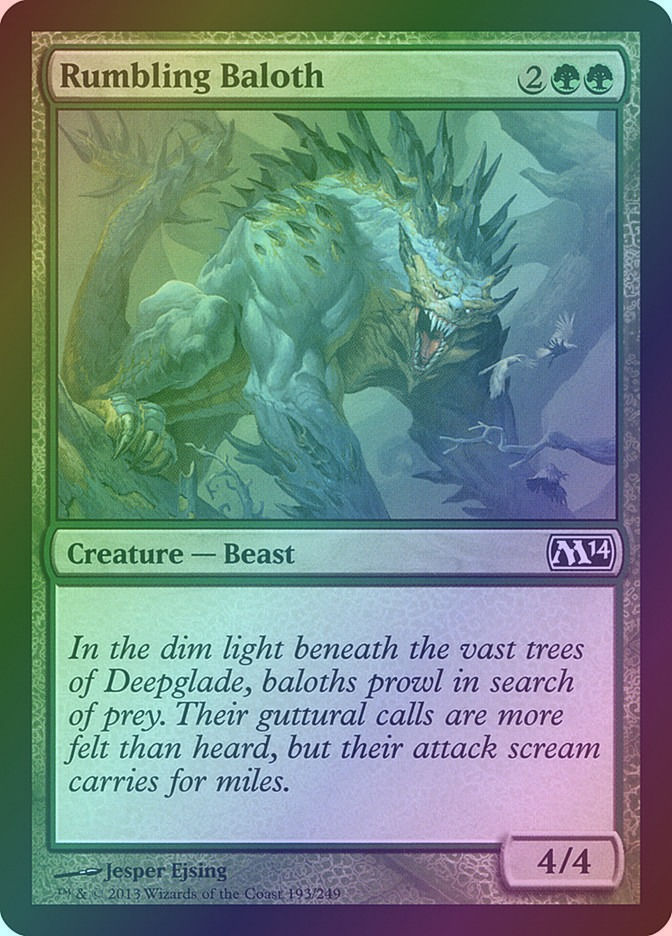 Rumbling Baloth (M14) (193) / Foil