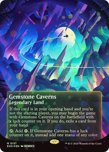 Gemstone Caverns (EOS) (151) / Borderless Galaxy Foil