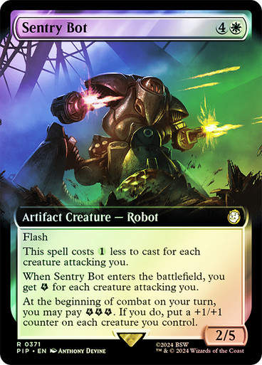 Sentry Bot (pip) (371) / Extended Art Foil