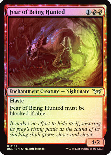 Fear of Being Hunted (DSK) (134) / Foil