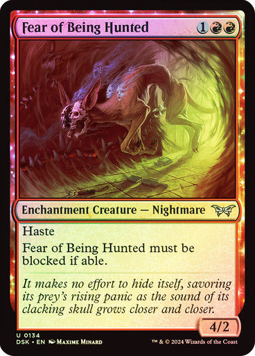Fear of Being Hunted (DSK) (134) / Foil