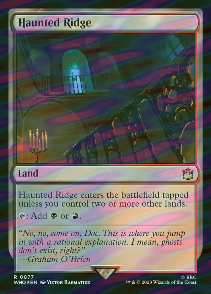 Haunted Ridge (WHO) (877) / Surge Foil