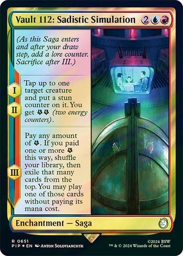 Vault 112: Sadistic Simulation (pip) (651) / Surge Foil