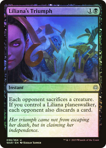 Liliana's Triumph (WAR) (98) / Foil