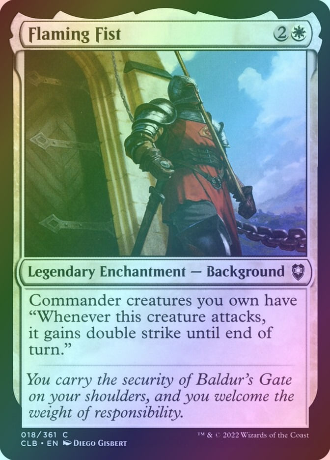 Flaming Fist (CLB) (18) / Foil