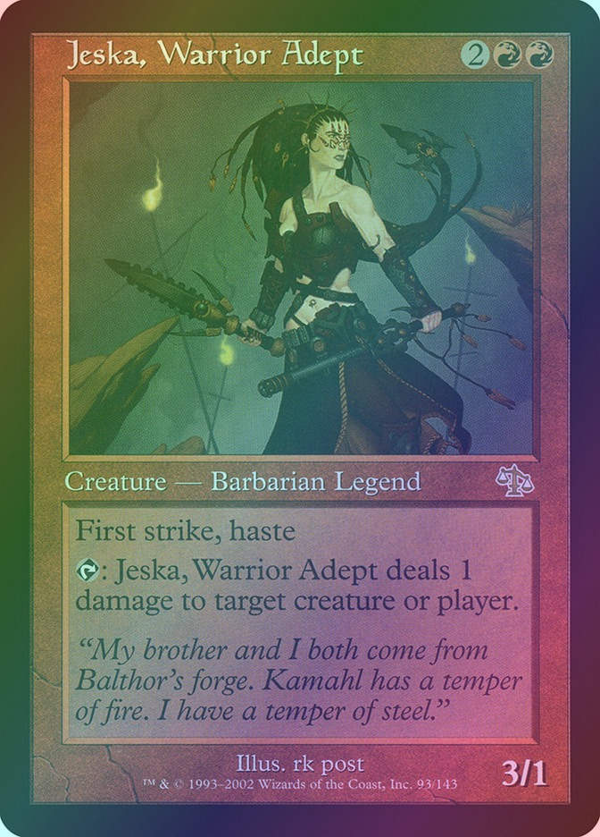 Jeska, Warrior Adept (JUD) (93) / Foil