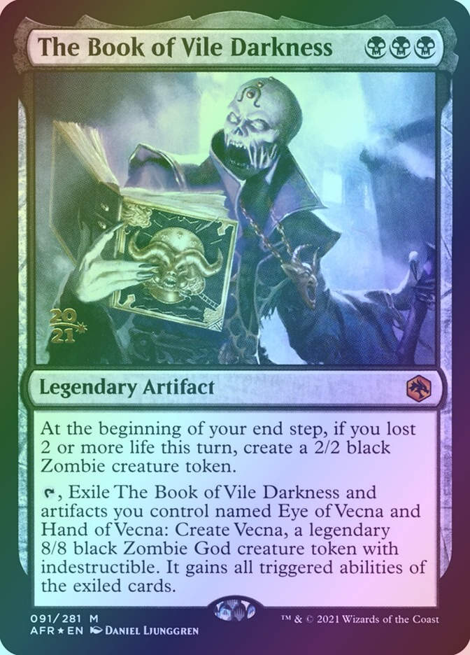 The Book of Vile Darkness (PAFR) (91s) / Foil