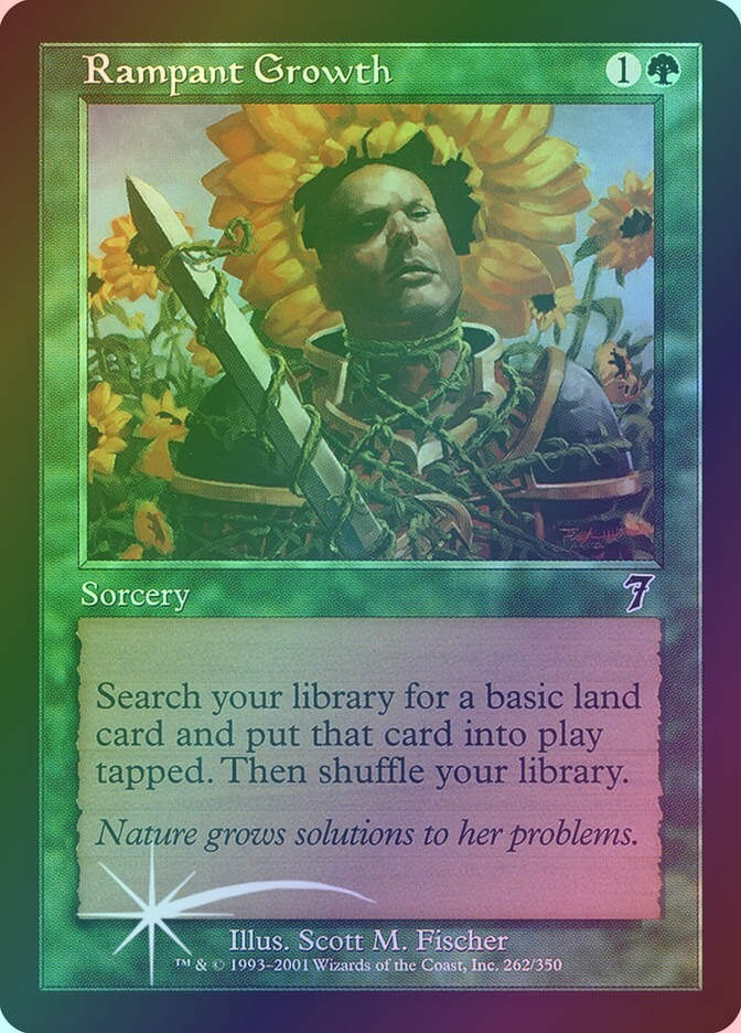 Rampant Growth (7ED) (262★) / Foil