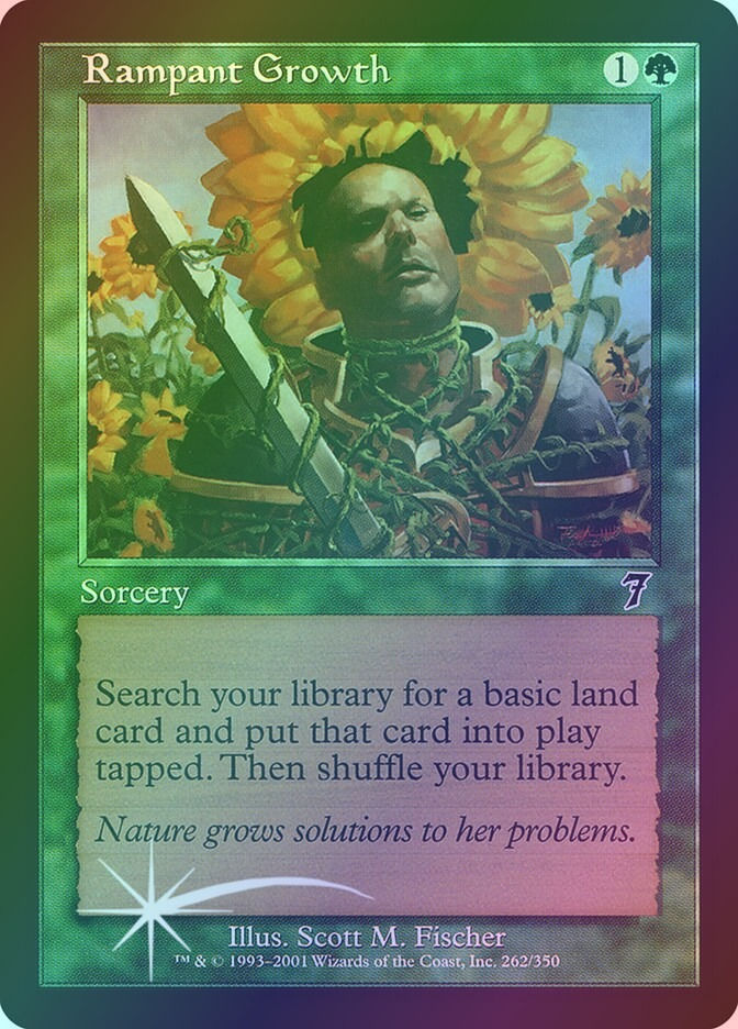 Rampant Growth (7ED) (262★) / Foil
