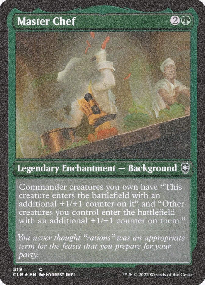 Master Chef (CLB) (519) / Foil Etched