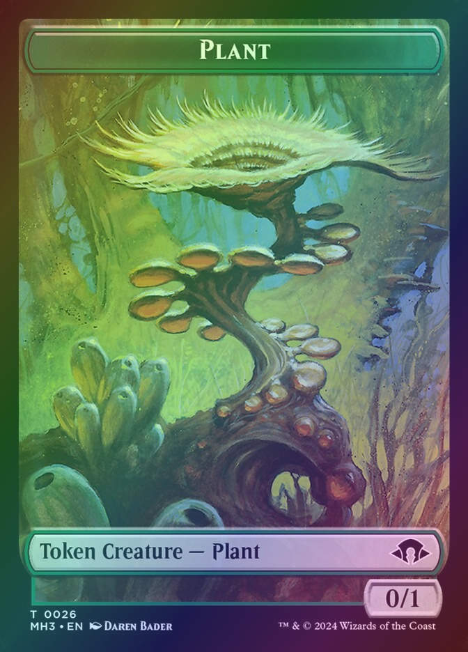 Plant // Eldrazi Spawn (TMH3) (26 // 2) / Foil