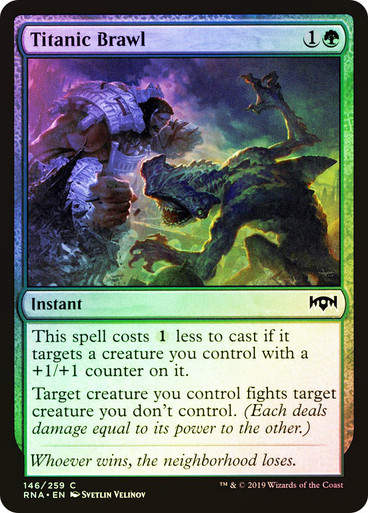 Titanic Brawl (RNA) (146) / Foil