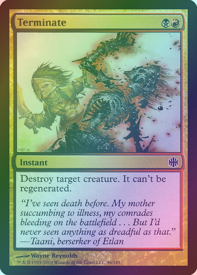 Terminate (ARB) (46) / Foil