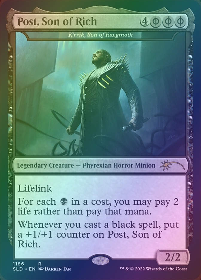 K'rrik, Son of Yawgmoth (SLD) (1186) / Foil