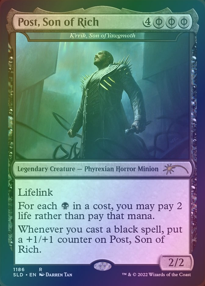 K'rrik, Son of Yawgmoth (SLD) (1186) / Foil