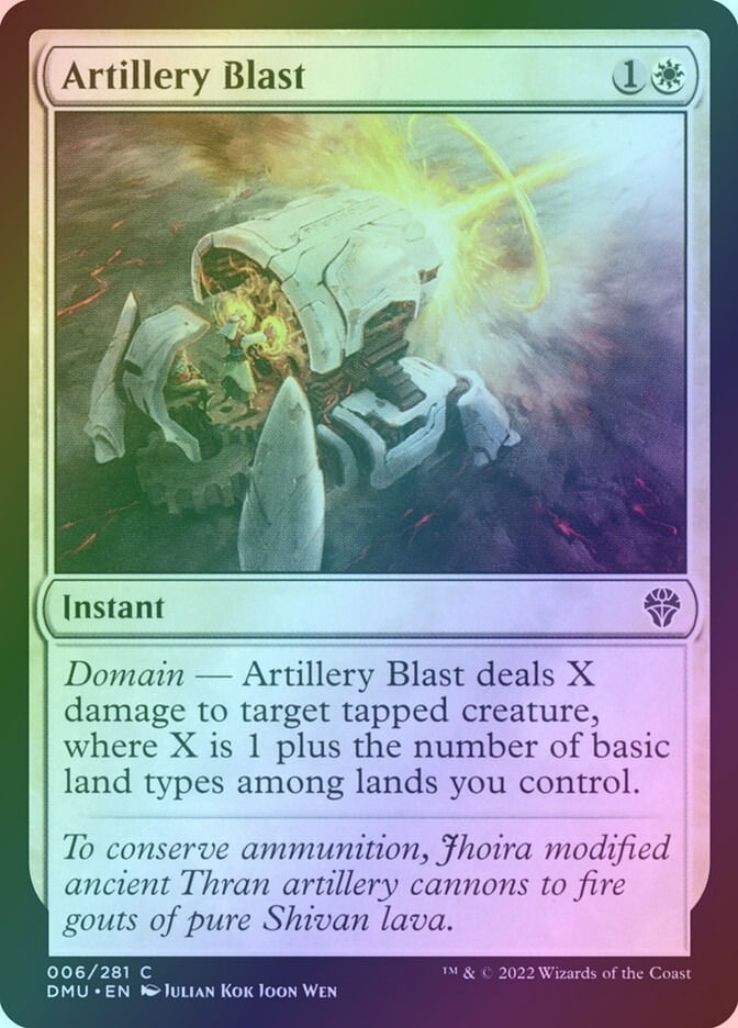 Artillery Blast (DMU) (6) / Foil