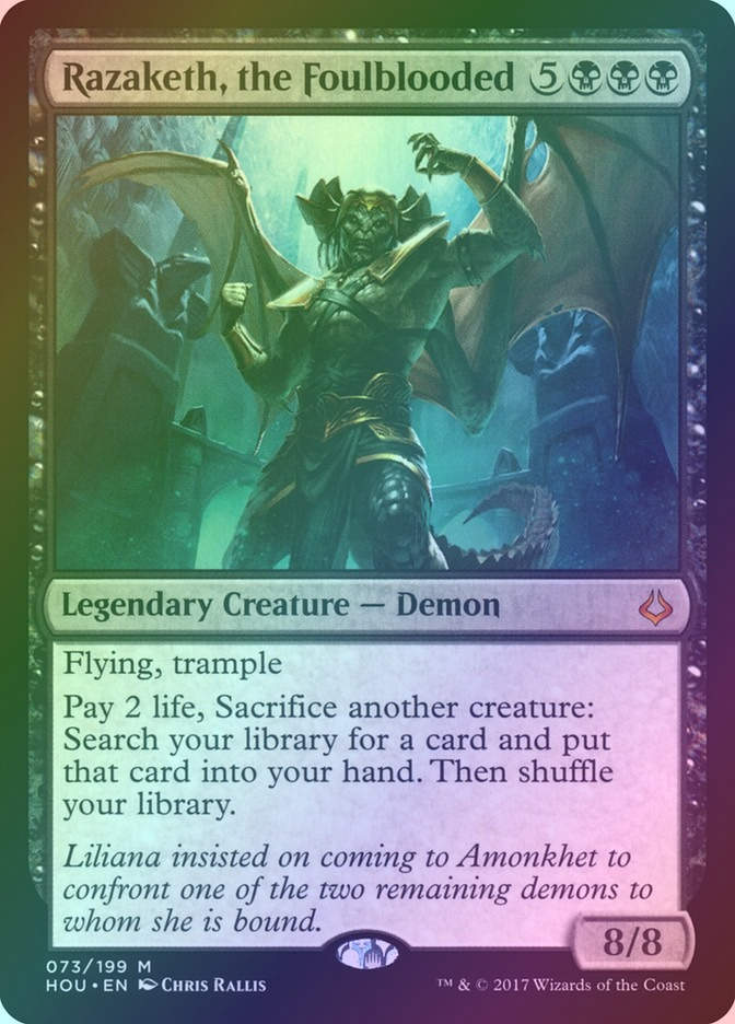 Razaketh, the Foulblooded (HOU) (73) / Foil