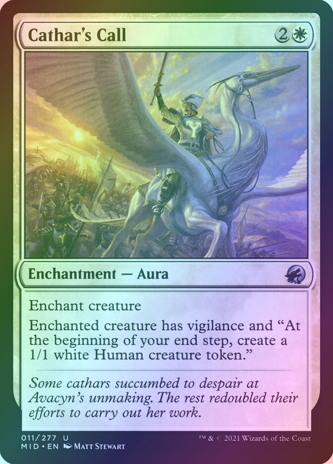 Cathar's Call (MID) (11) / Foil