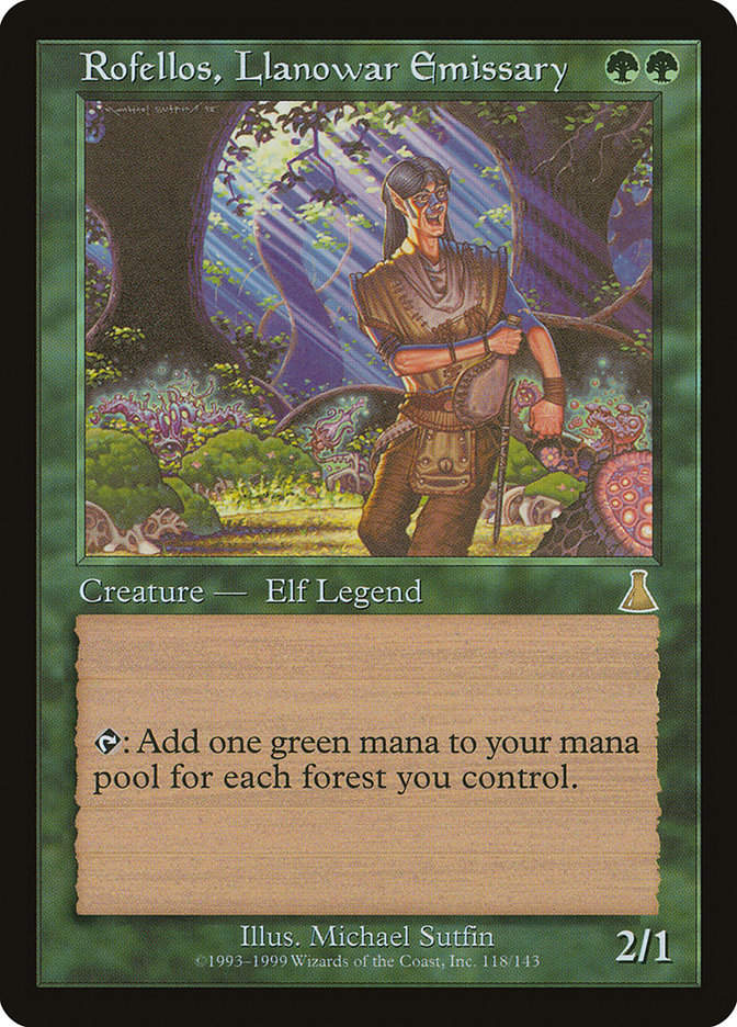 Rofellos, Llanowar Emissary (UDS) (118)