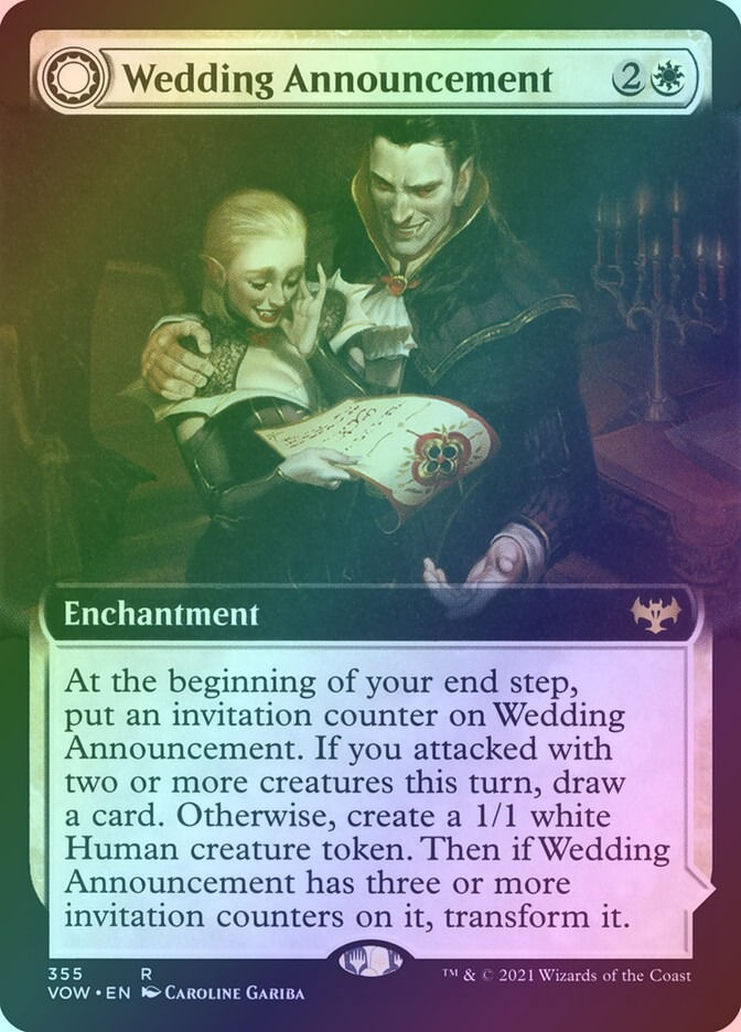 Wedding Announcement // Wedding Festivity (VOW) (355) / Extended Art / Foil — cara 1 de 2