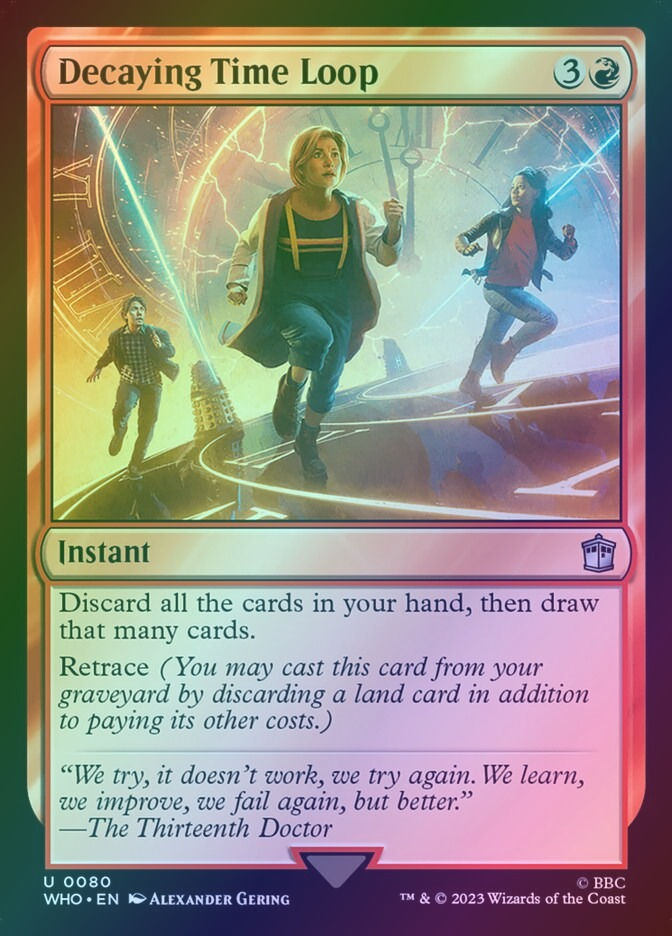 Decaying Time Loop (WHO) (80) / Foil