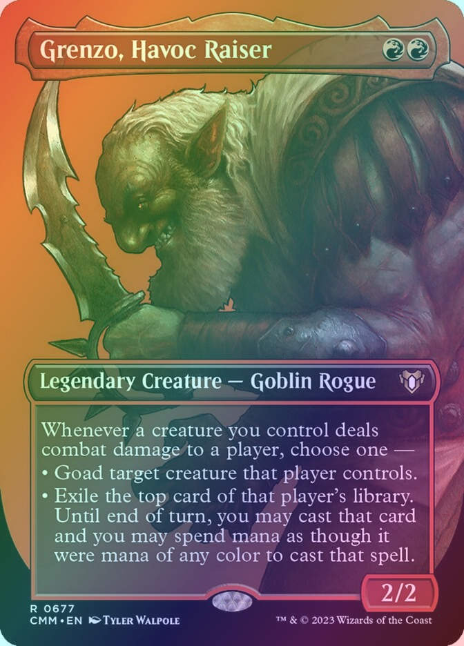 Grenzo, Havoc Raiser (CMM) (677) / Borderless / Foil