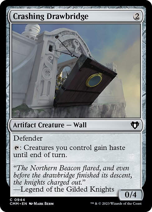 Crashing Drawbridge (cmm) (Commander Deck)