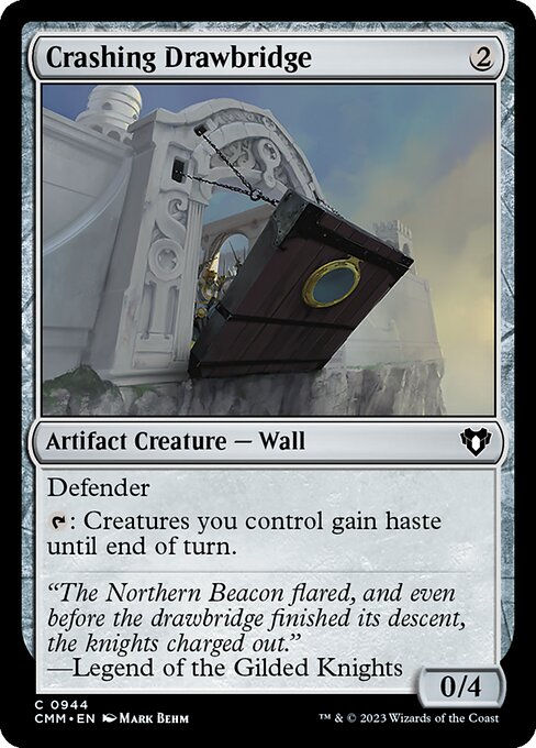 Crashing Drawbridge (cmm) (Commander Deck)