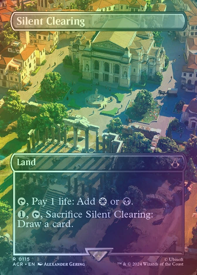 Silent Clearing (ACR) (115) / Borderless / Foil