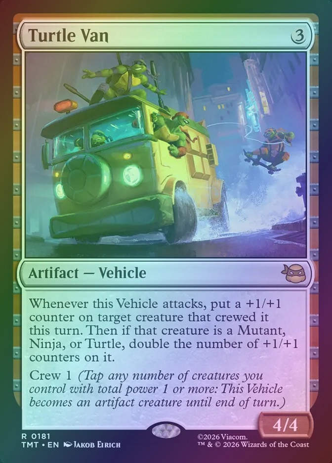 Turtle Van (TMT) (181) / Foil