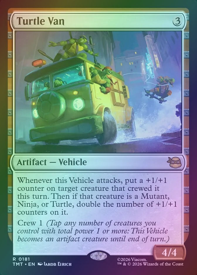 Turtle Van (TMT) (181) / Foil