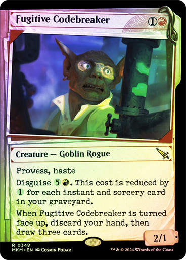 Fugitive Codebreaker (mkm) (348) / Showcase Foil