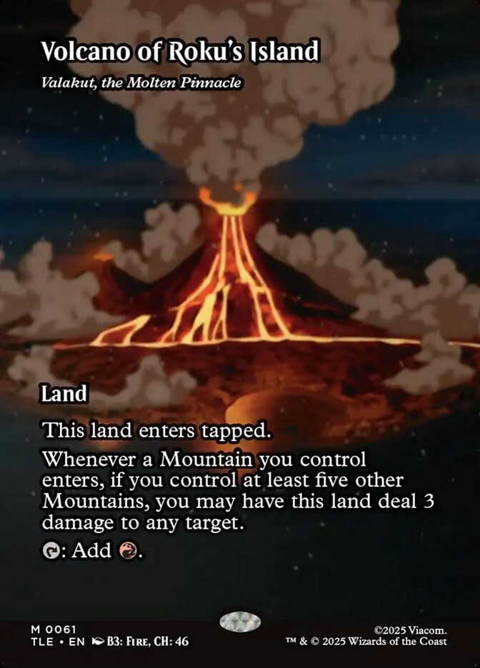 Valakut, the Molten Pinnacle (TLE) (61) / Borderless